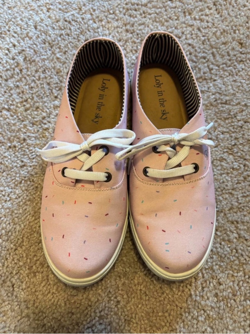 Loly in the Sky Confetti Sprinkle Cake Sneakers